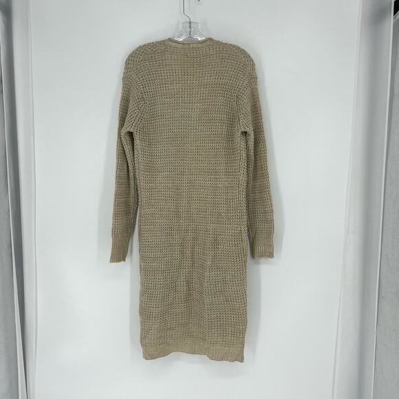 Pure Rebel Open Front Long Knit Cardigan Size Medium - Picture 4 of 6